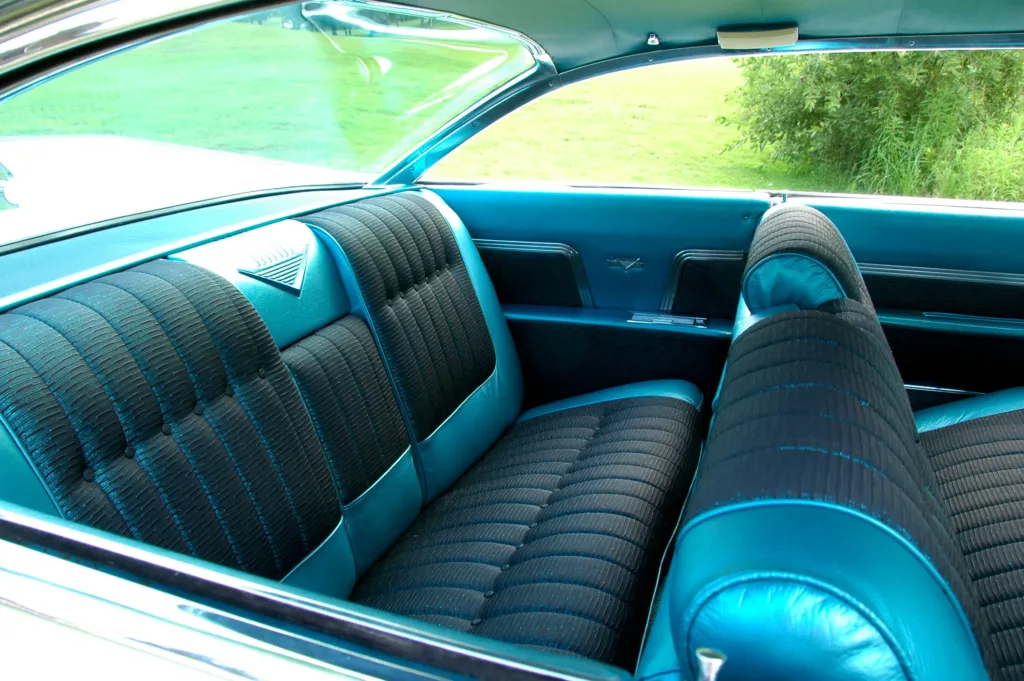 1960 Cadillac rear seat