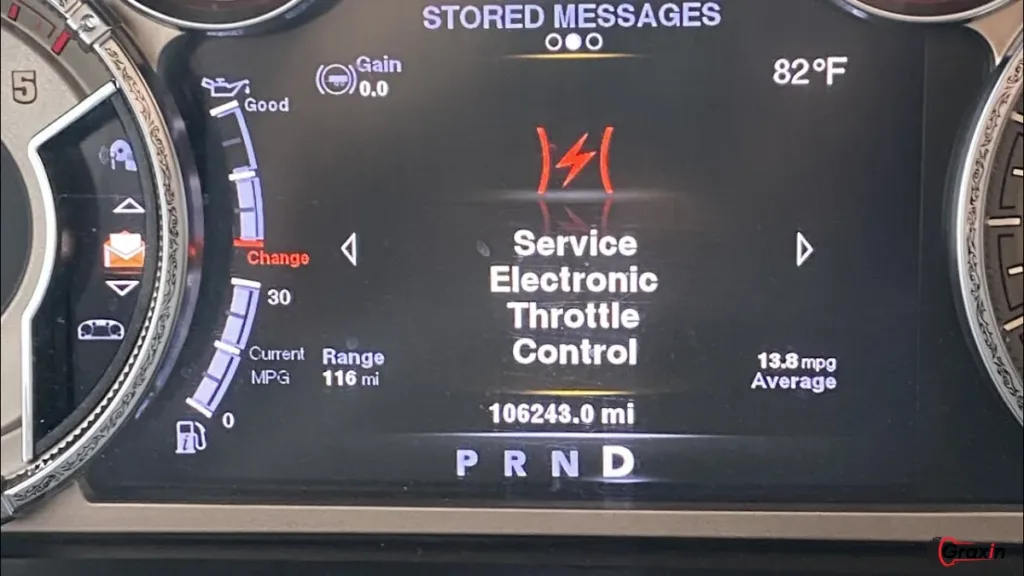 Service Electronic Throttle Control