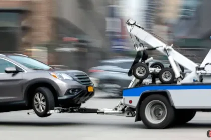 wheel lift tow truck